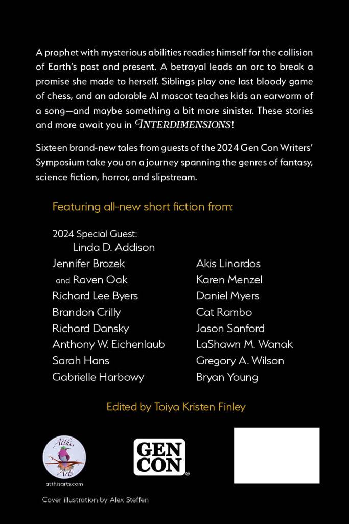 Interdeminsions back cover